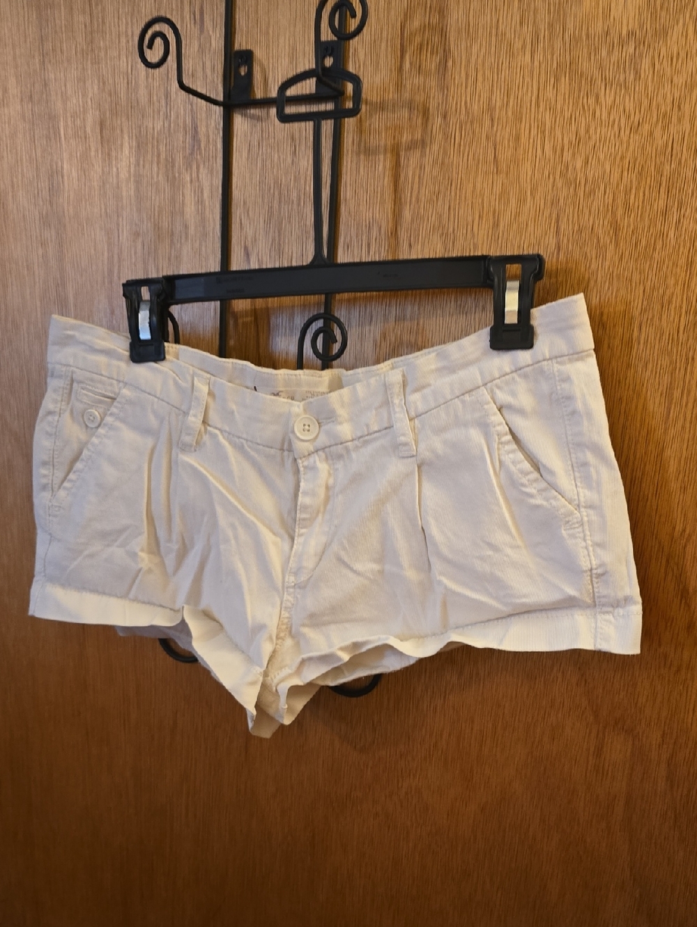 Hollister Betties White Jean Shorts